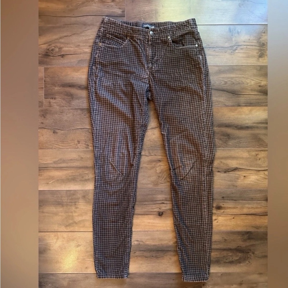🍂 Toad&Co Organic Cotton Corduroy Pants | Houndstooth | Women’s Size 0 🍂